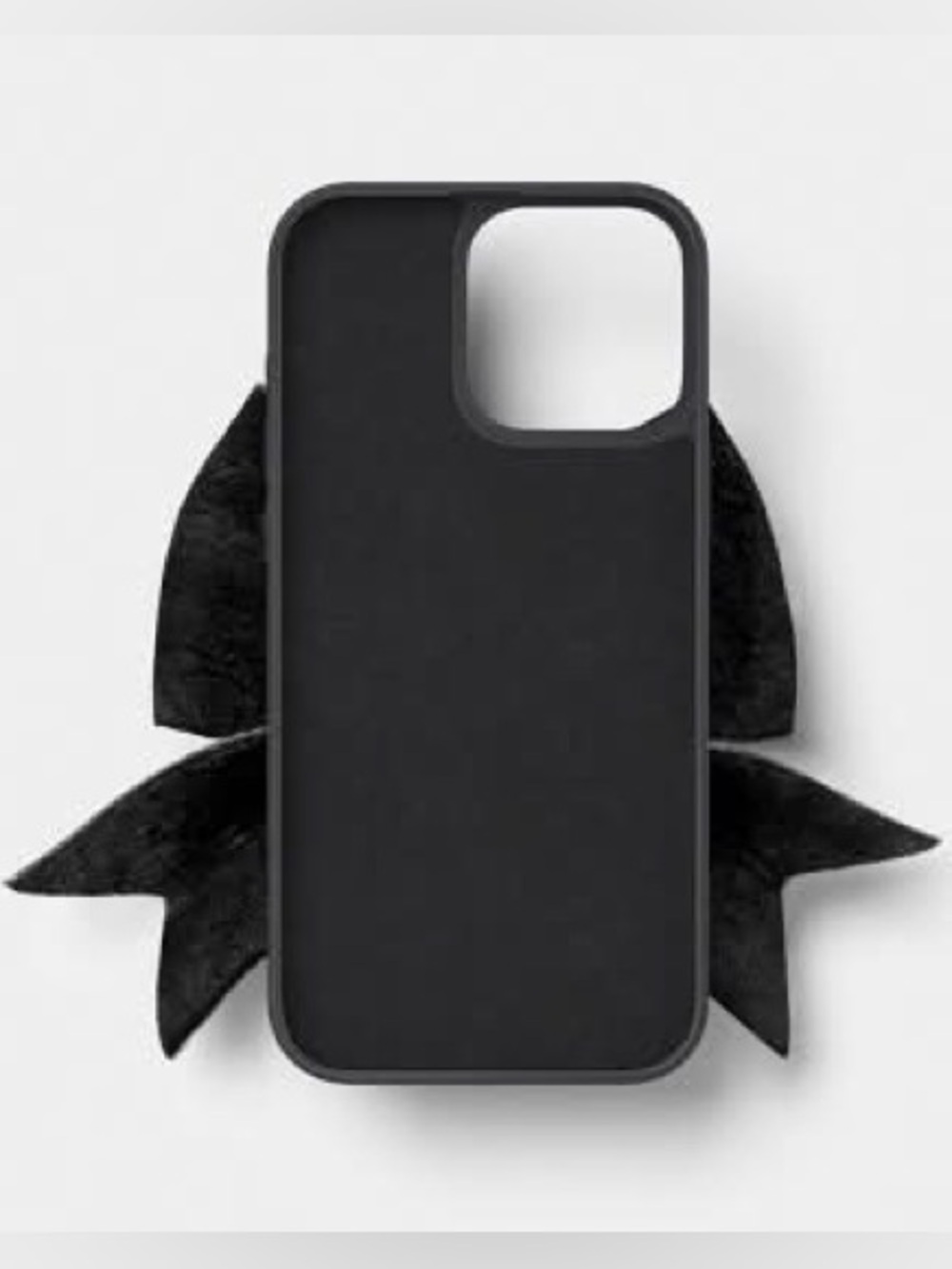 heyday Black iPhone 17 Pro Max Case with Silver Rhinestone Bow - Picture 3 of 4